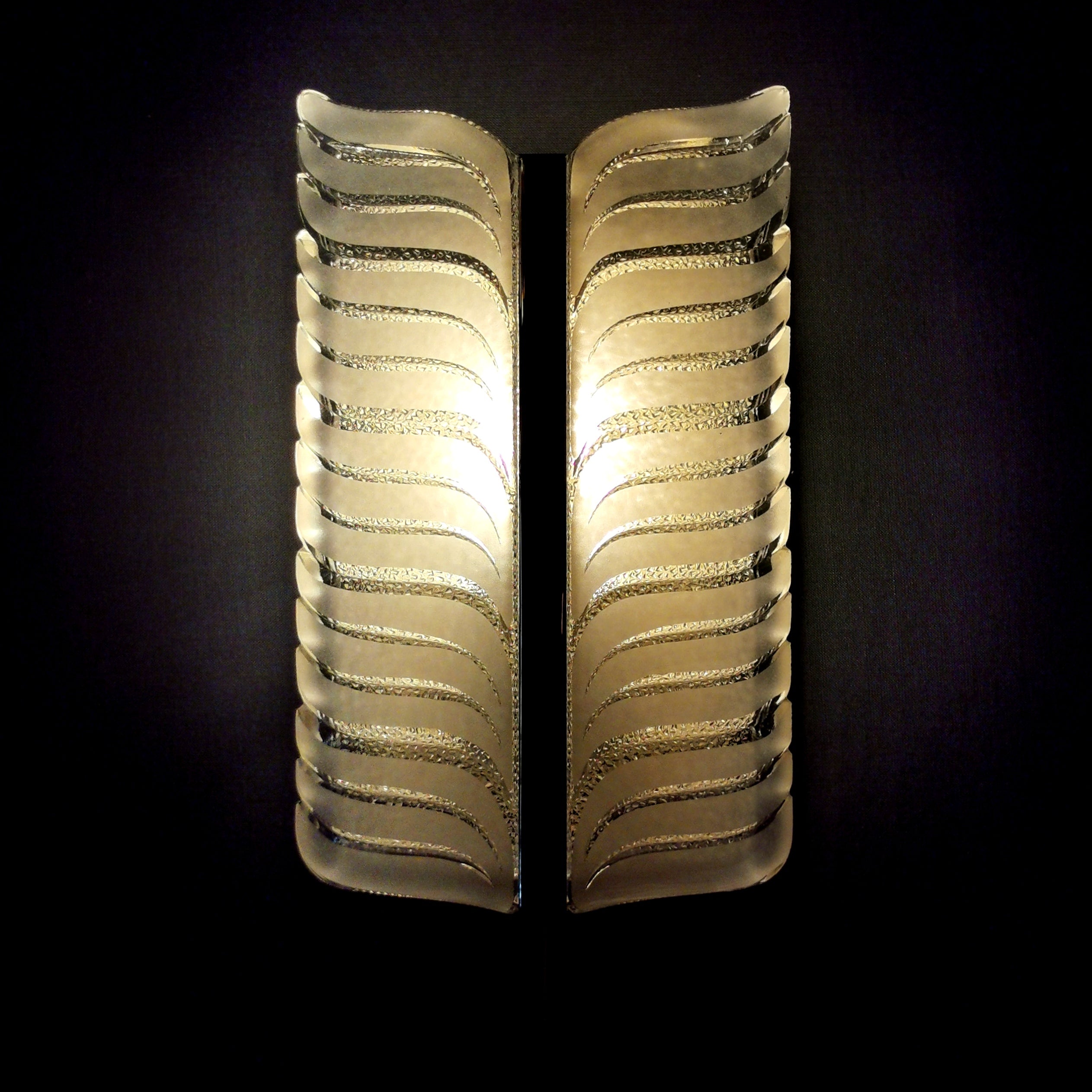 Original Eisglas Wandleuchte 0045