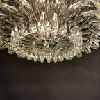 Original Glashütte Limburg Kristall Pendelleuchte aus den 60er Jahren 0015