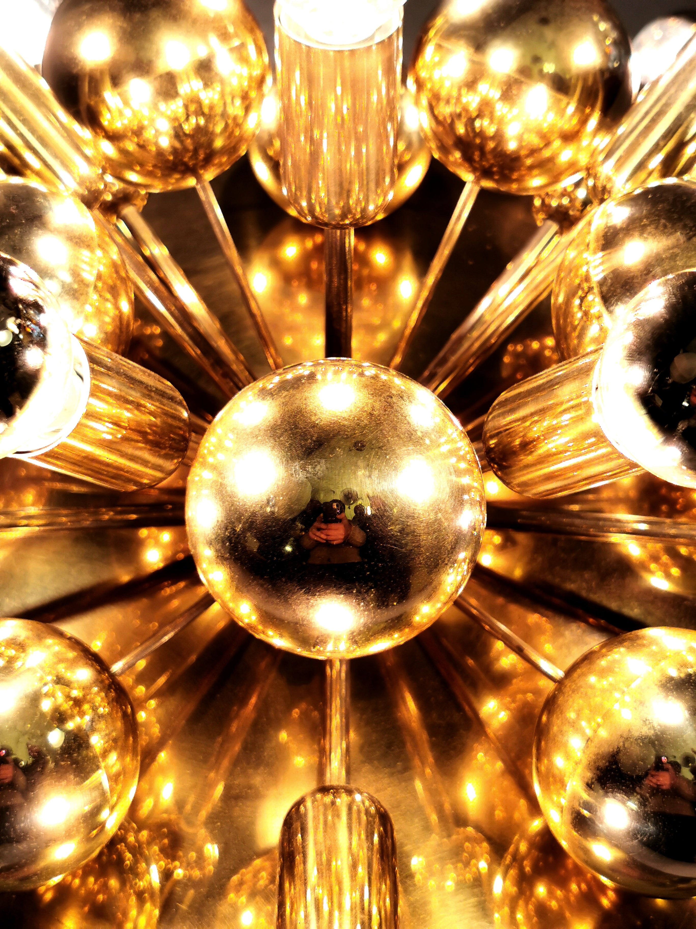 Sputnik Decken- bzw. Wandlampe von Cosack 0016