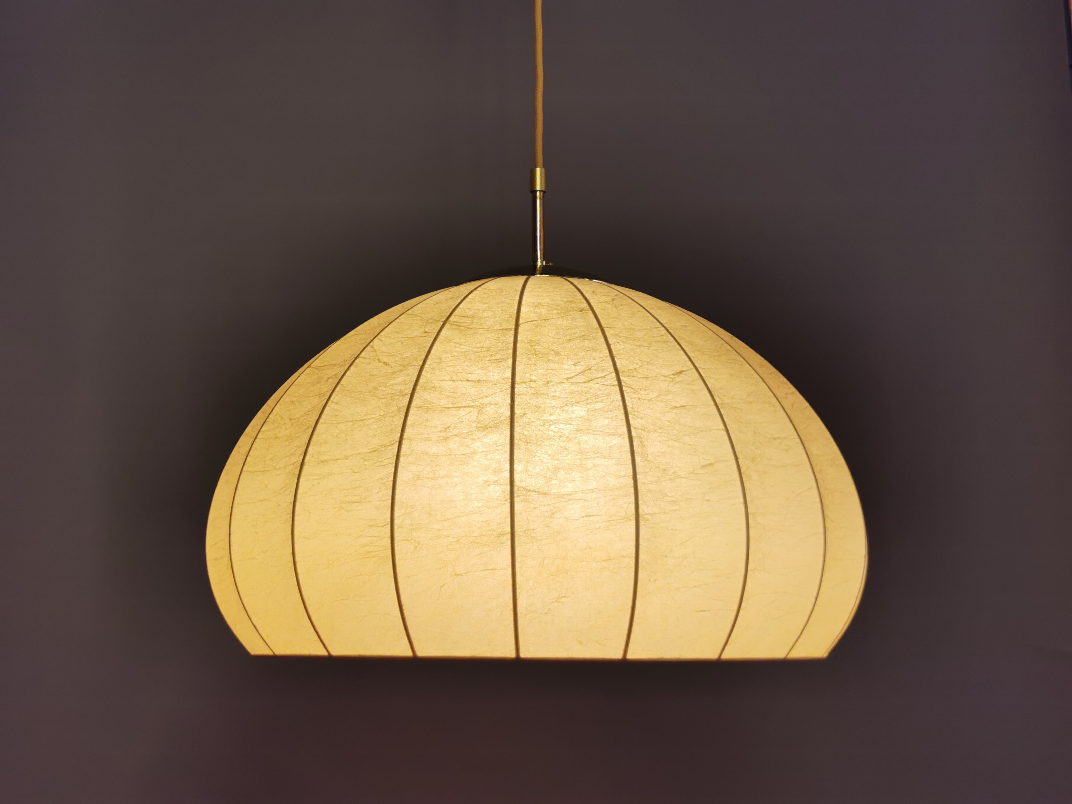 Original 60er Jahre Cocoon Pendelleuchte 0009