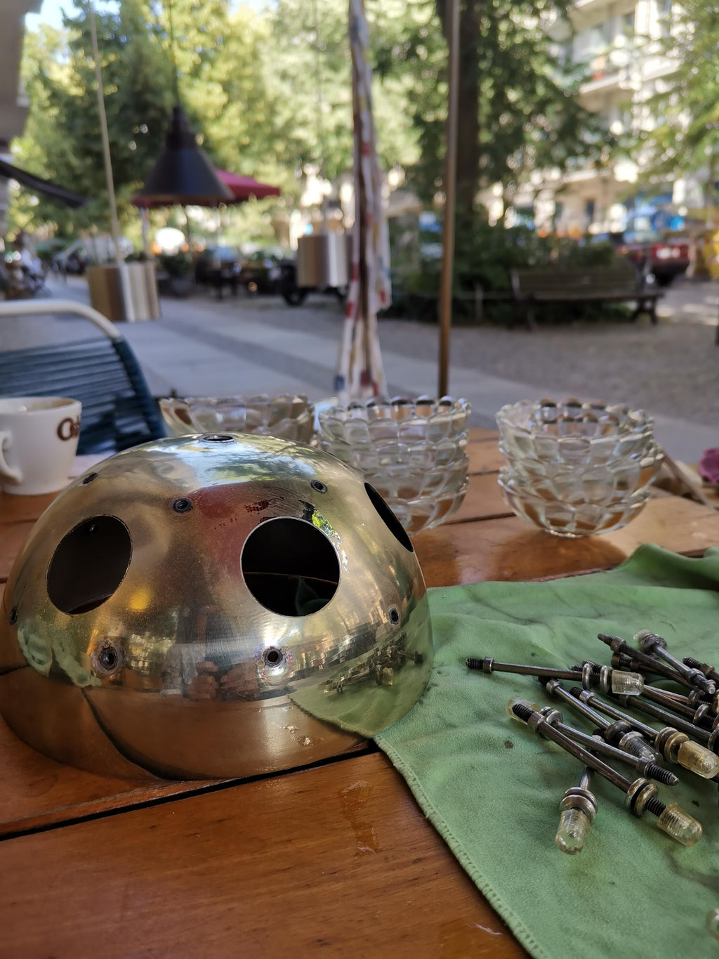 DDR Sputnik Wandleuchte, Deckenleuchte, Pusteblume