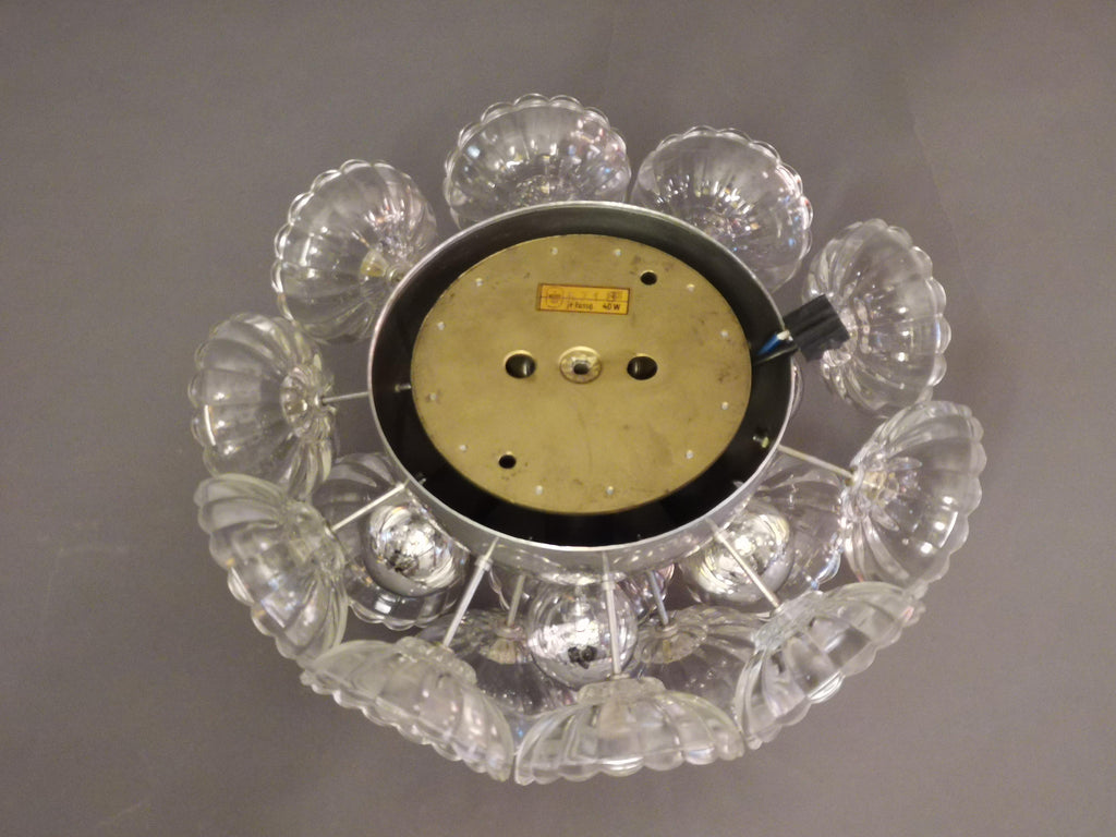 DDR Sputnik Wandleuchte, Deckenleuchte, Pusteblume