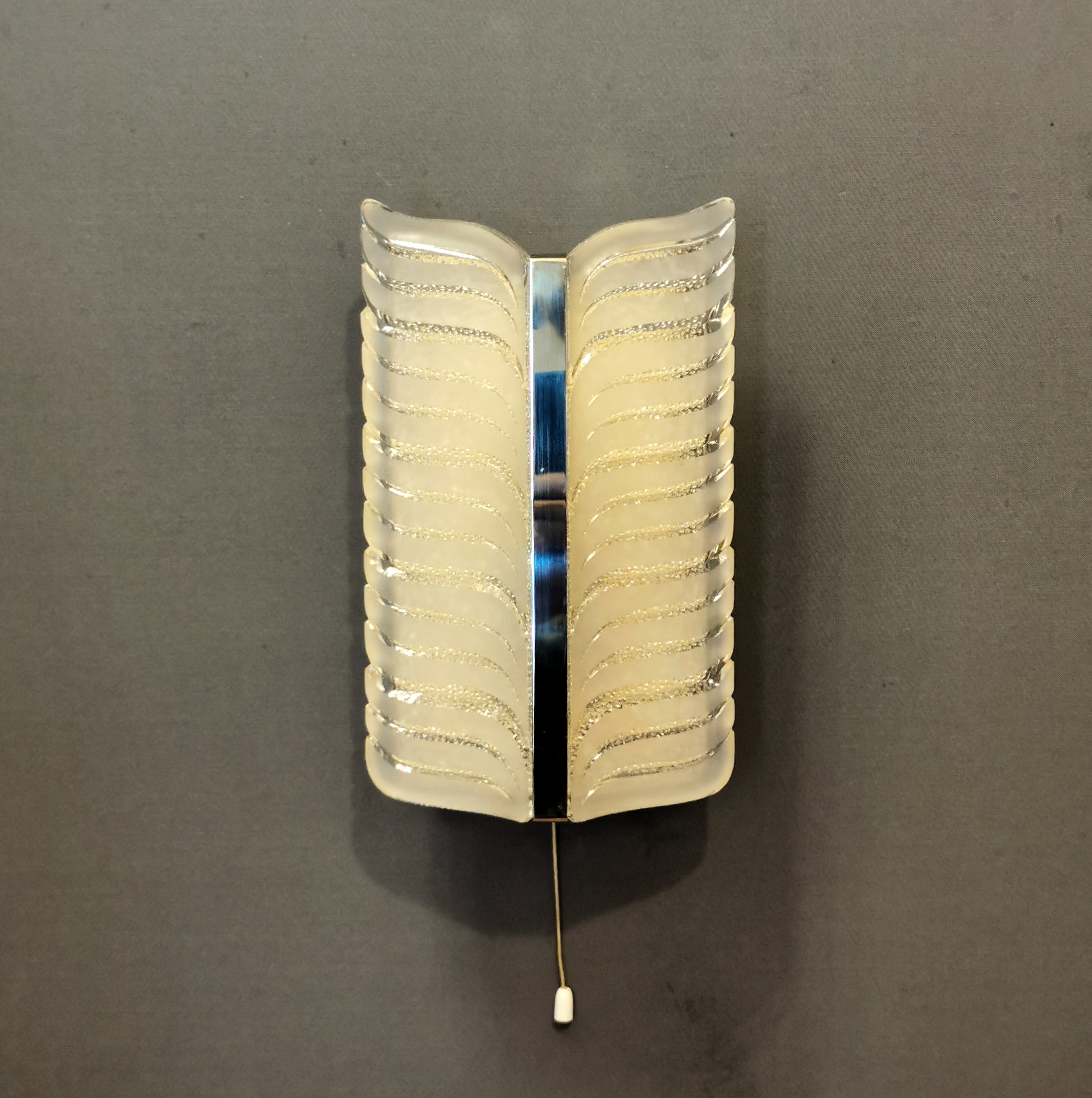 Original Eisglas Wandleuchte 0045