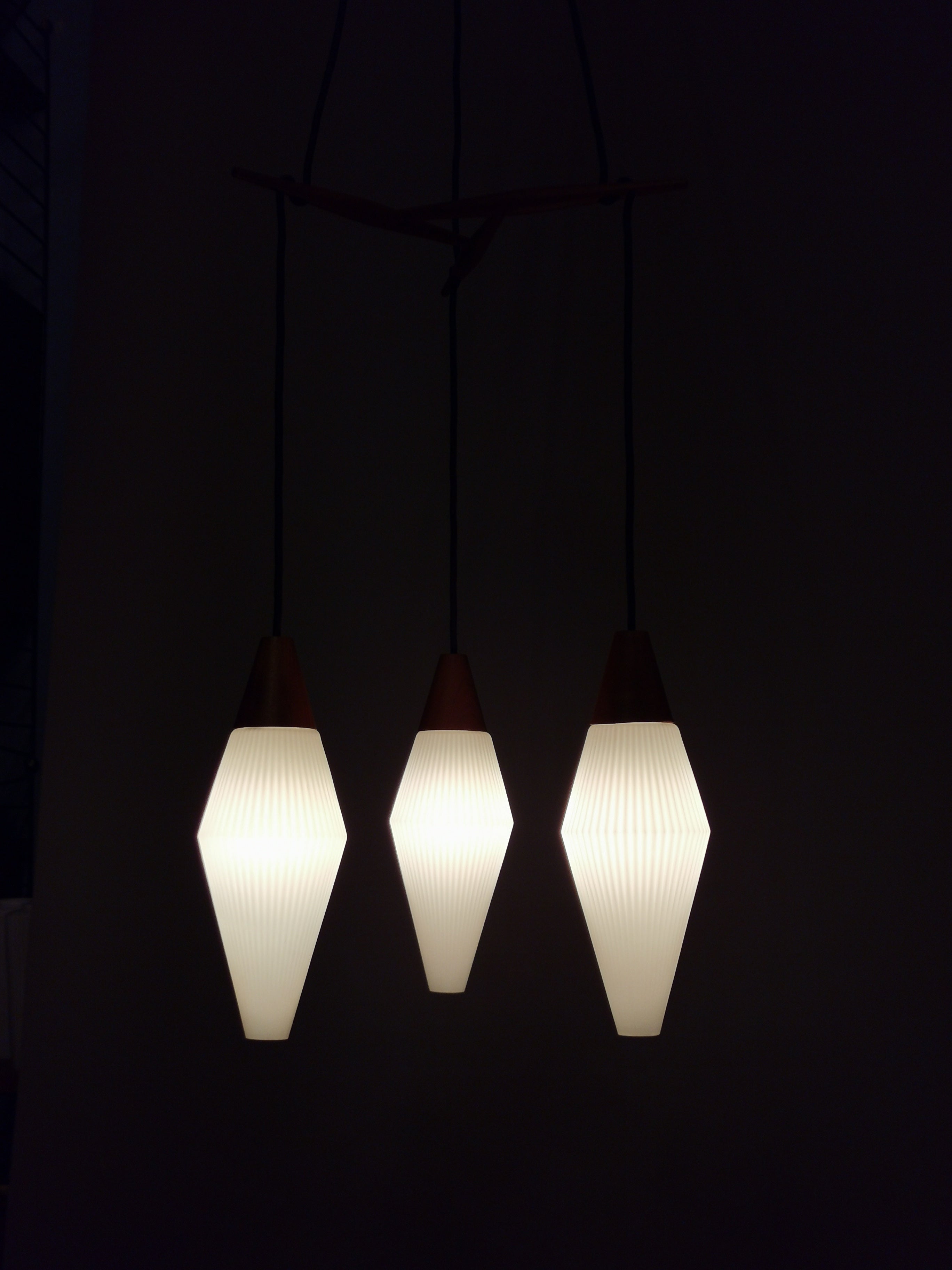 Original Vintage Kaskaden Leuchte 0031