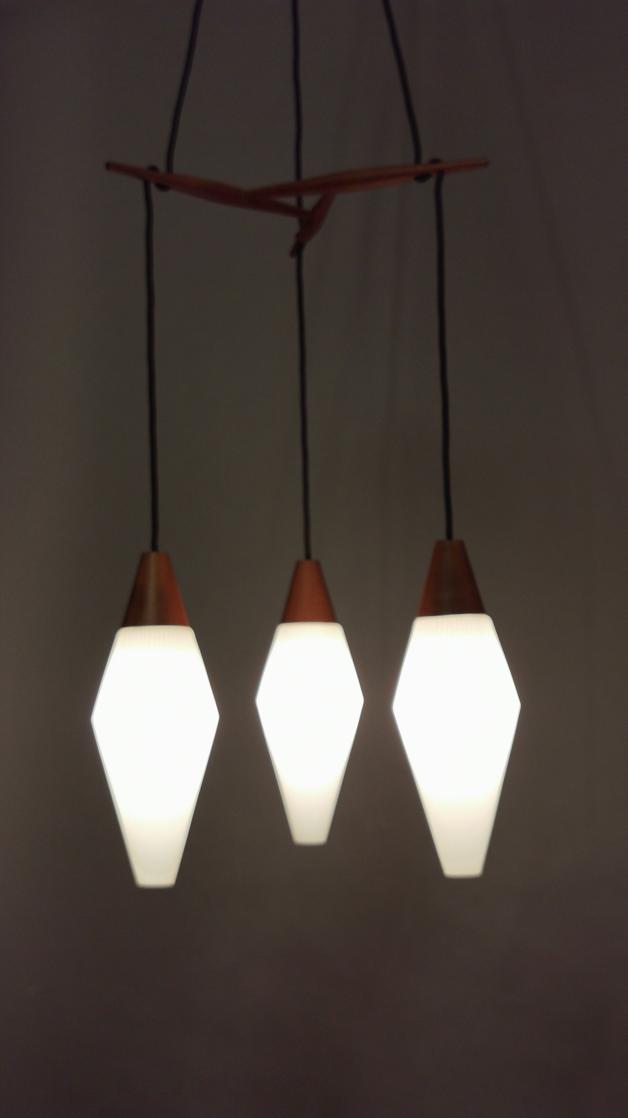 Original Vintage Kaskaden Leuchte 0031