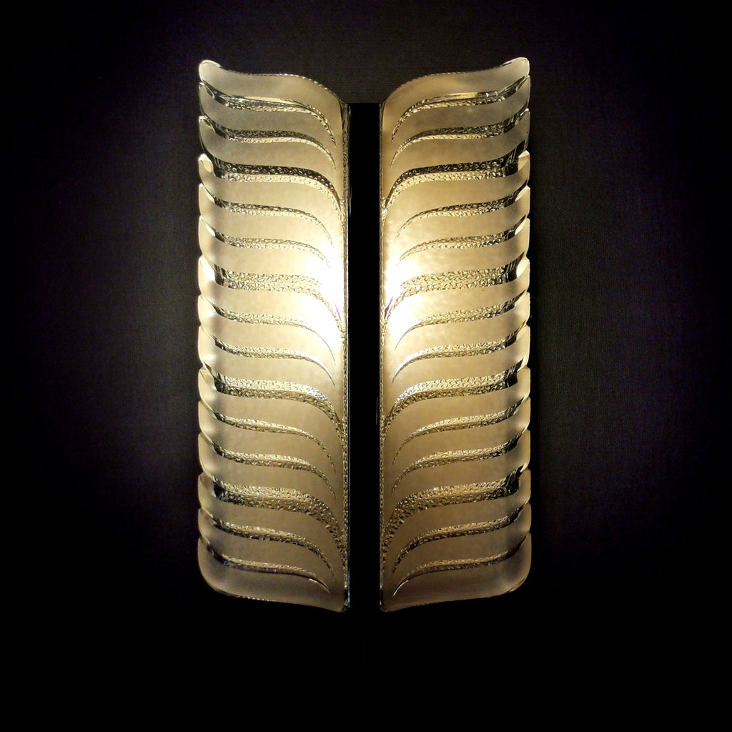 Original Eisglas Wandleuchte 0045