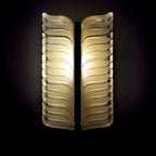 Original Eisglas Wandleuchte 0045