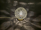 Original 60er Strukturglas Wandleuchte 0061