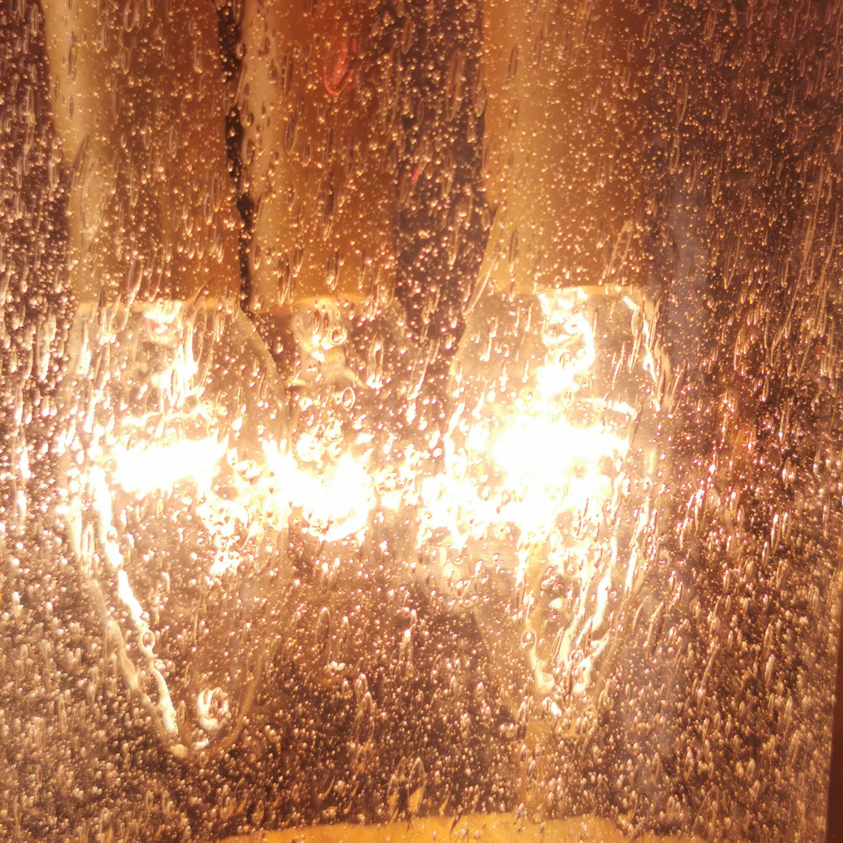 Original 60er Jahre Bubbleglas Hängeleuchte Jean Perzel zugeschrieben 0044