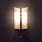 Original Eisglas Wandleuchte 0045