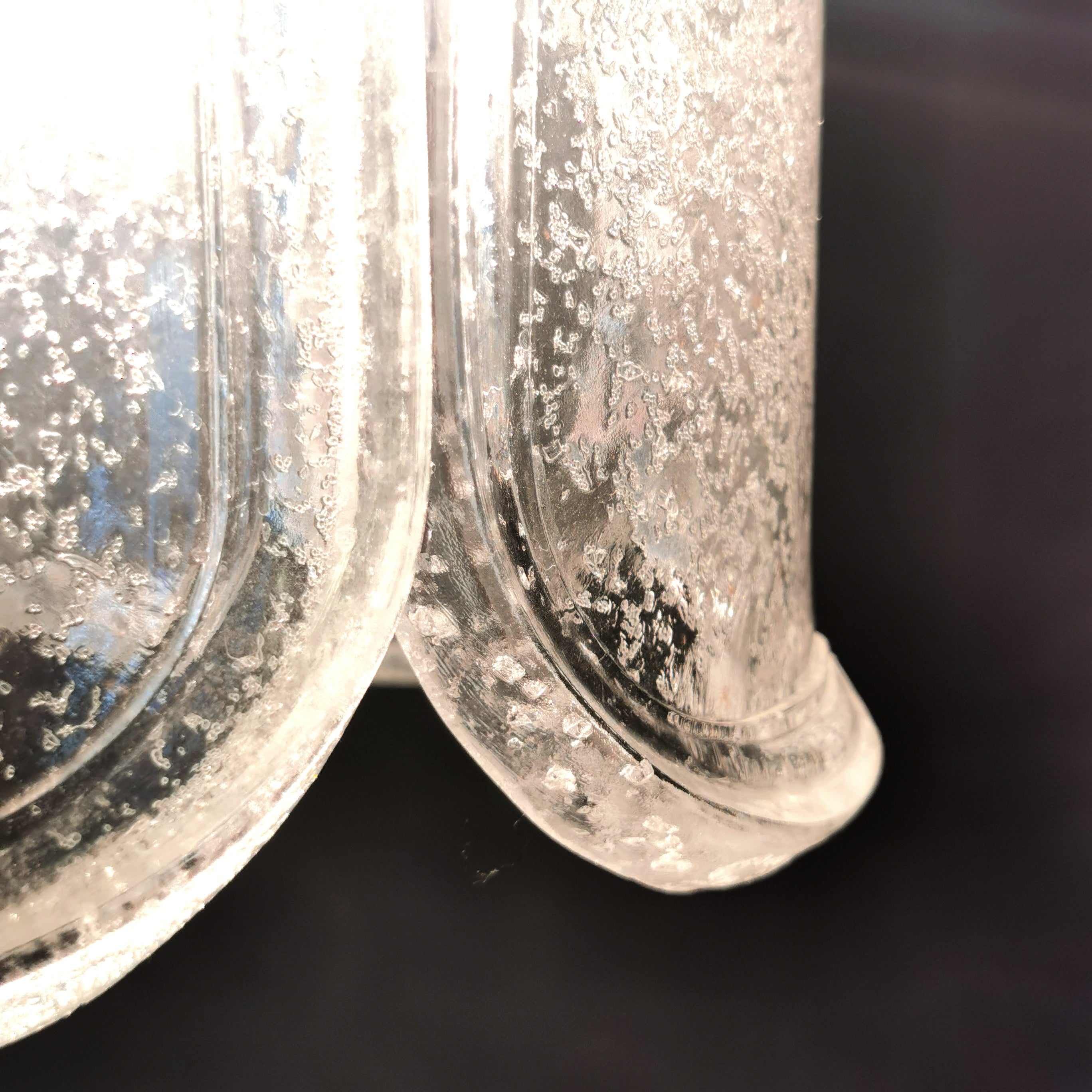 Original 60er Hängeleuchte Glashütte Limburg, 0037