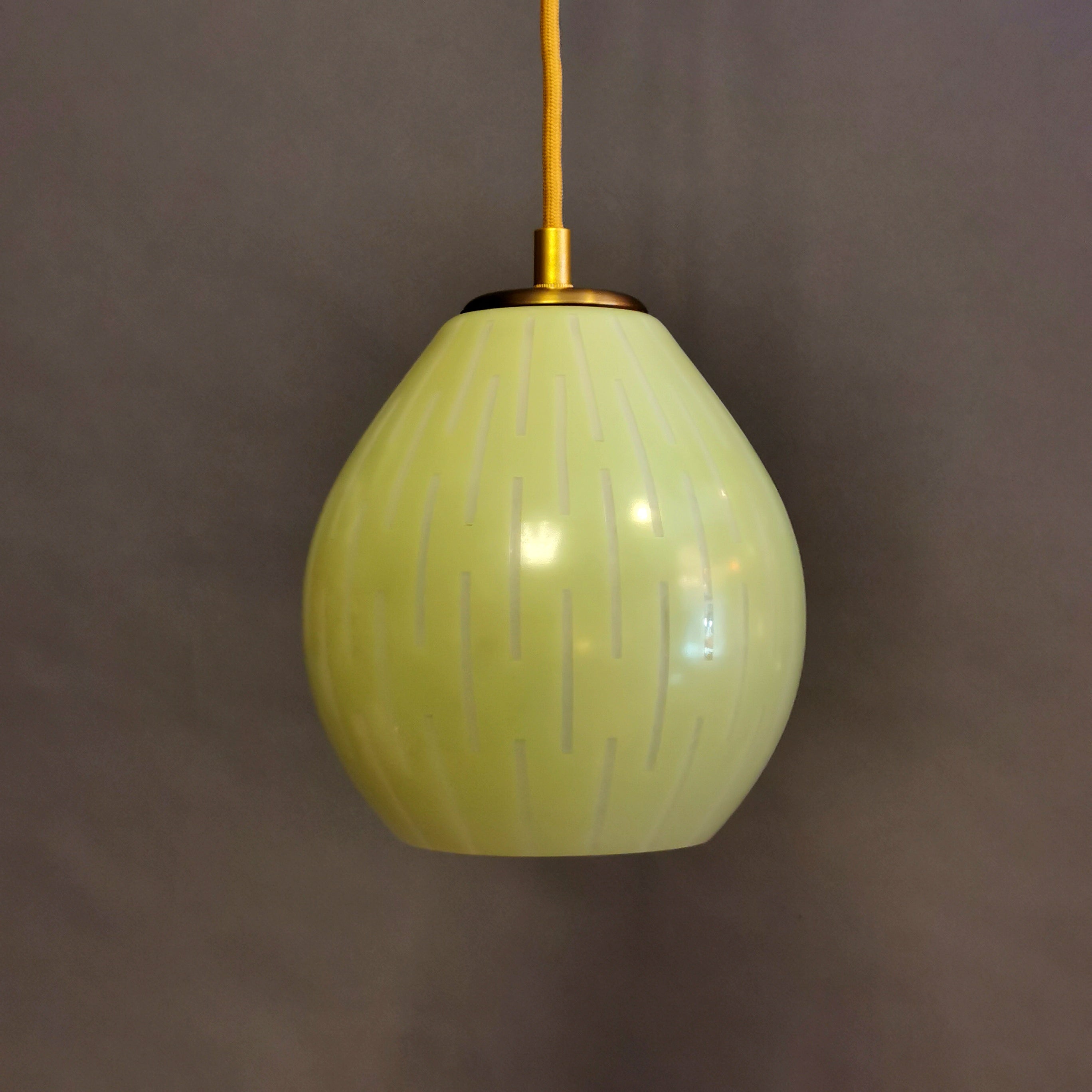 Mint grüne Pendelleuchte 0026