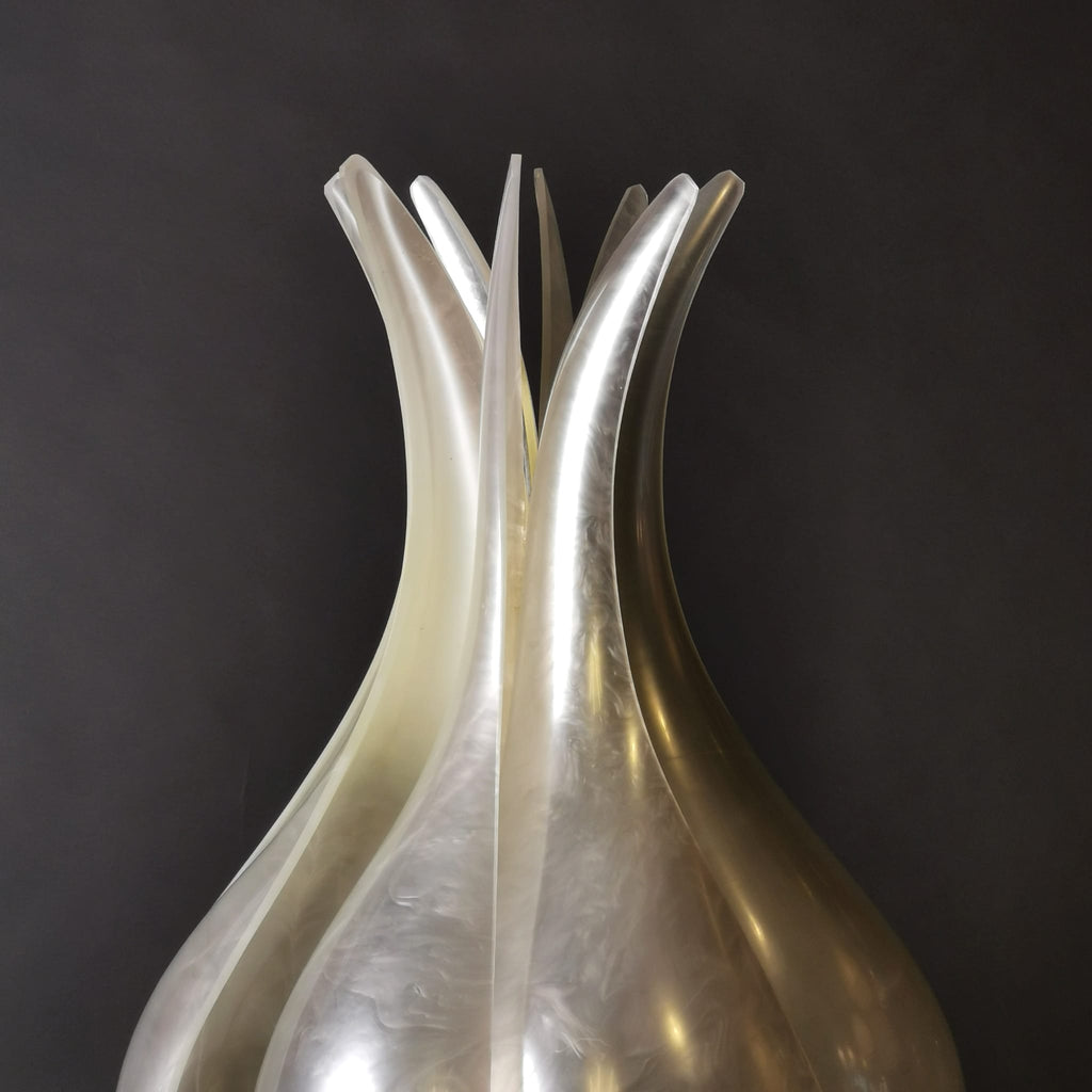 Original 60er 70er Vintage Tischleuchte Tischlampe von Maison Rougier nach einem Entwurf von Roger Rougier 0058
