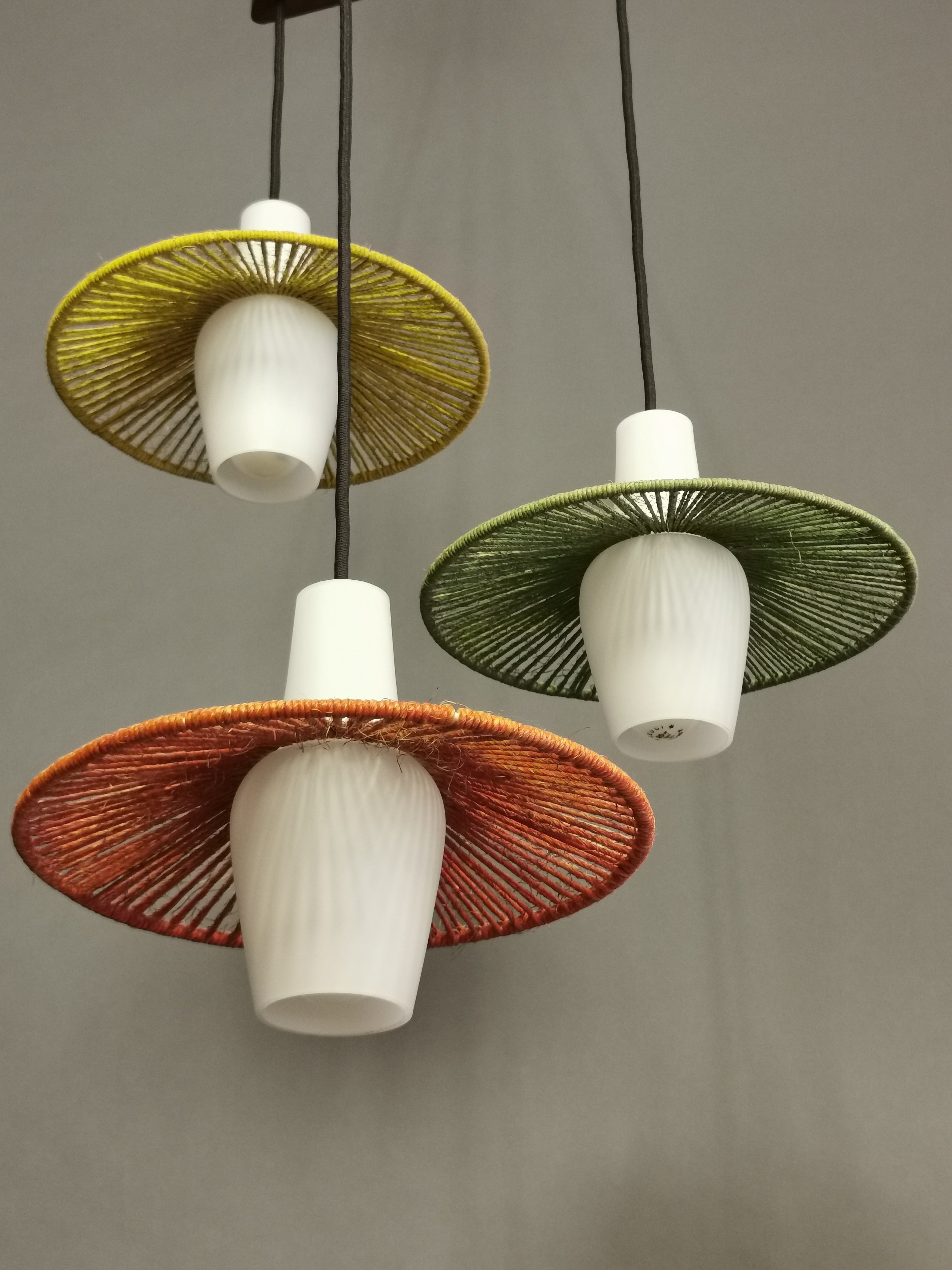 Original Kaskaden Leuchte 50er Jahre 0023