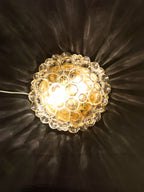 60er 70er Jahre bubleglas Wandleuchte, Deckenleuchte Helena Tynell 0017