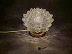 60er 70er Jahre bubleglas eisglas Wandleuchte, Wandlampe 0017