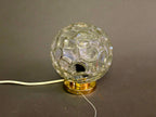 Original 60er Strukturglas Wandleuchte 0061