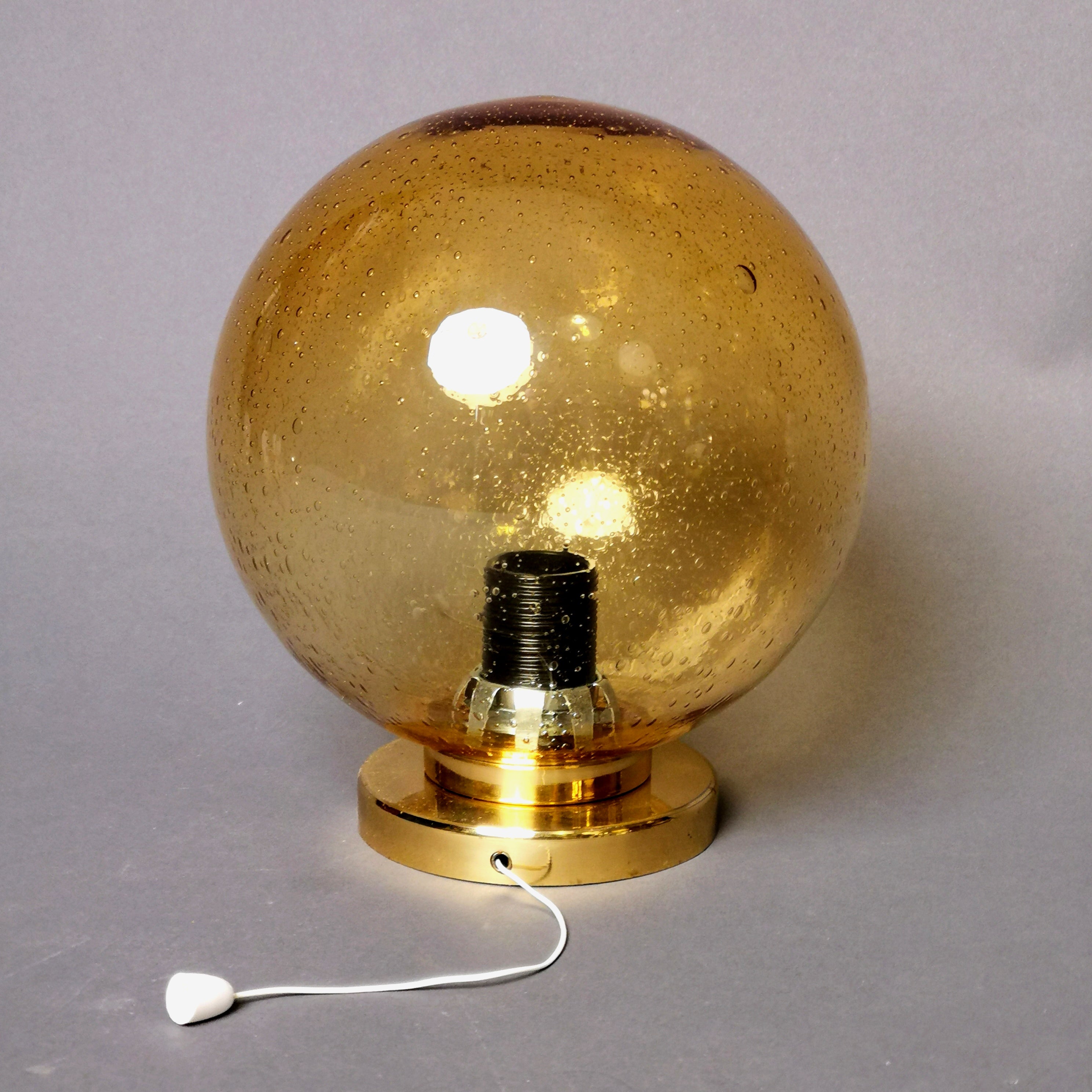 Original 60er Bubbleglas Wandleuchte 0040