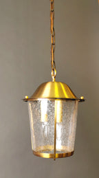 Original 60er Jahre Bubbleglas Hängeleuchte Jean Perzel zugeschrieben 0044