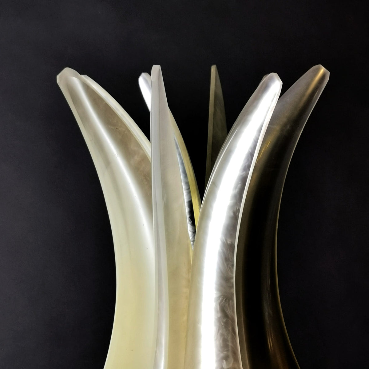 Original 60er 70er Vintage Tischleuchte Tischlampe von Maison Rougier nach einem Entwurf von Roger Rougier 0058