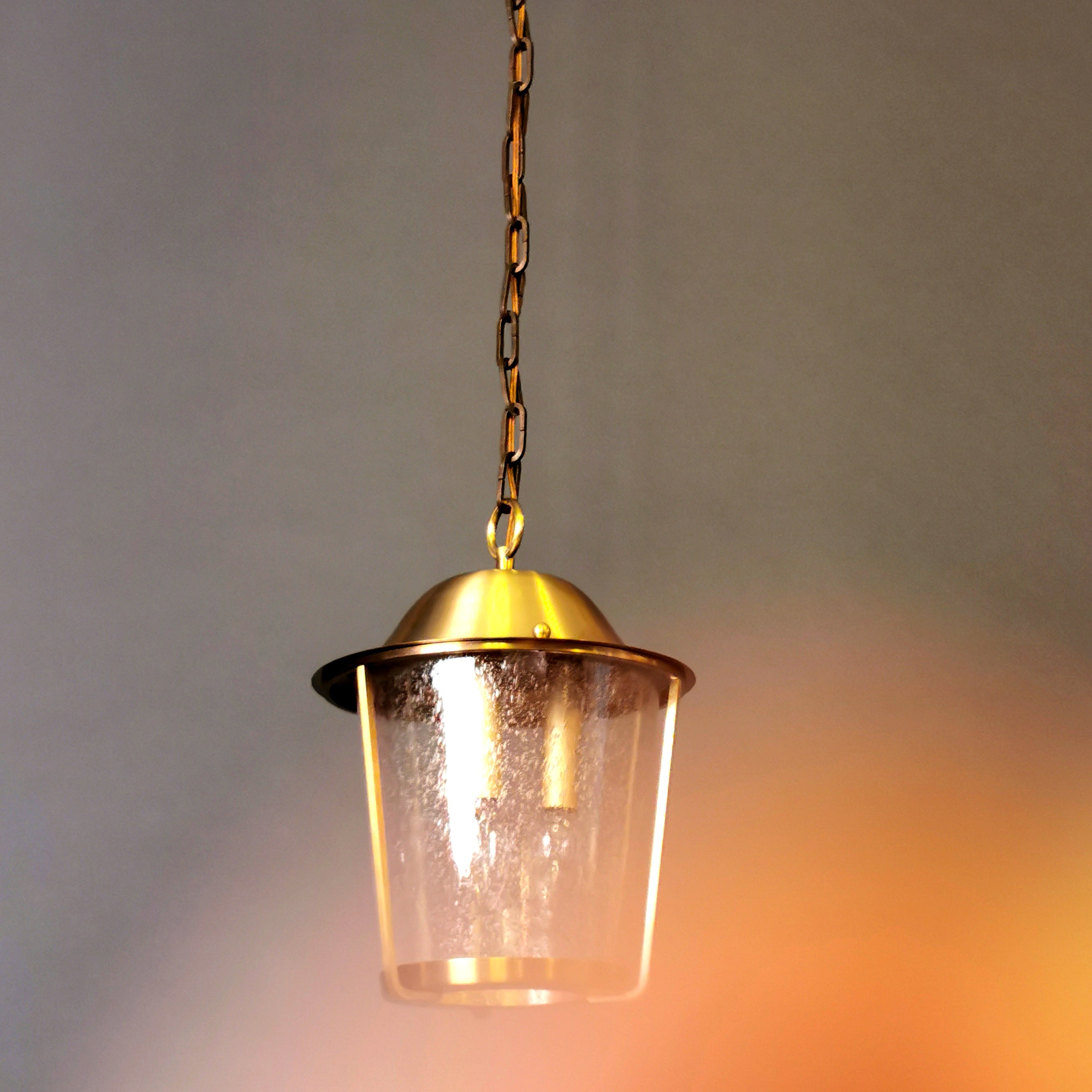 Original 60er Jahre Bubbleglas Hängeleuchte Jean Perzel zugeschrieben 0044