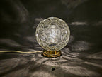 Original 60er Strukturglas Wandleuchte 0061