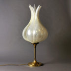 Original 60er 70er Vintage Tischleuchte Tischlampe von Maison Rougier nach einem Entwurf von Roger Rougier 0058